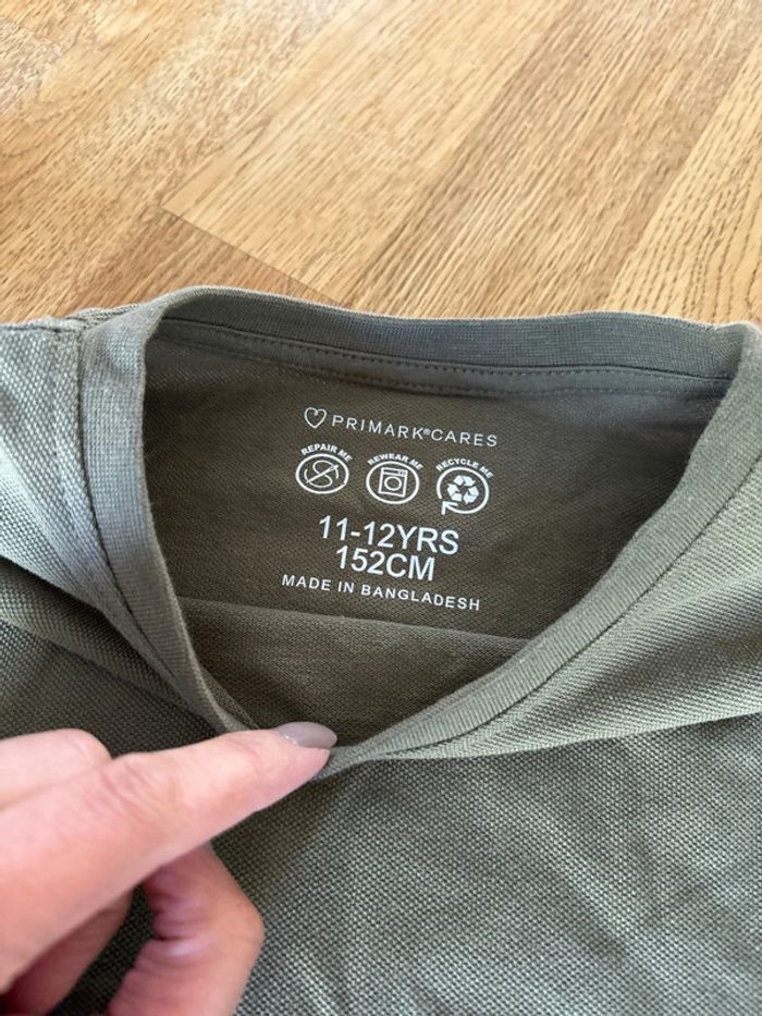 Tshirt kaki garcon 11-12 ans - photo numéro 2