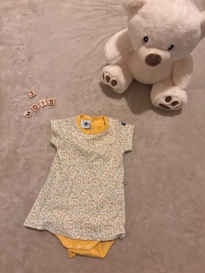 Body robe Petit Bateau - 3 mois
