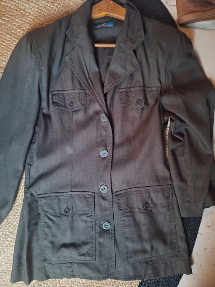 Veste saharienne contenant du lin - photo numéro 8