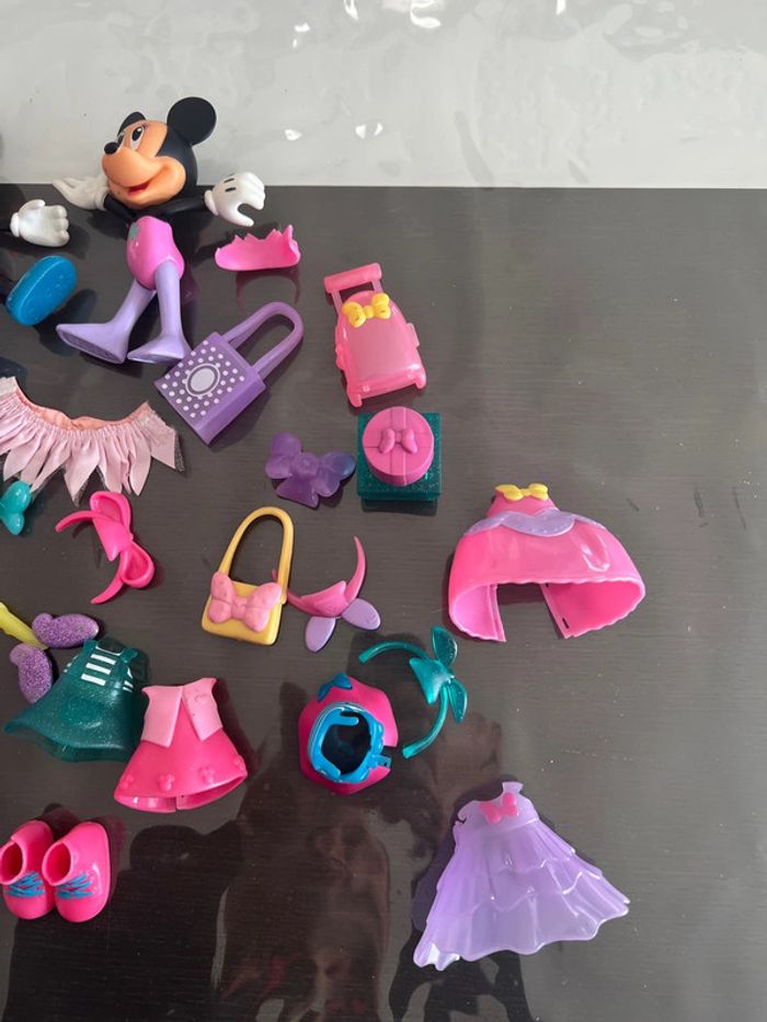 Lot 3 poupées Minnie et accessoires - photo numéro 4