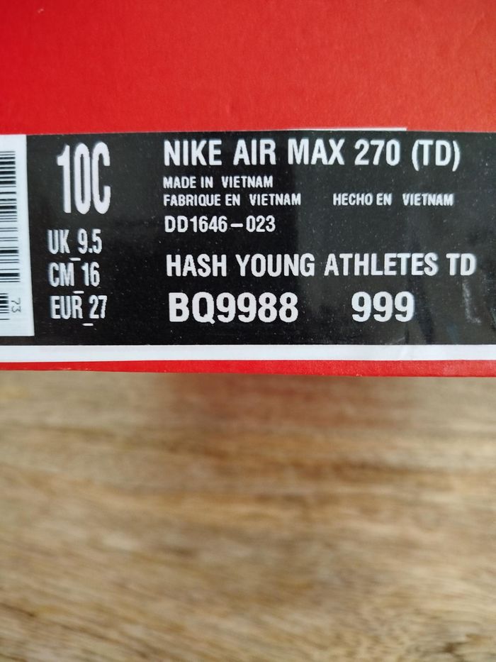 Baskets Nike air max 270 T27 - photo numéro 8