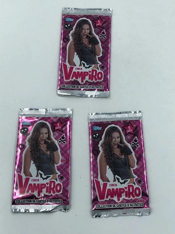 Lot de 3 Boosters de cartes Chica Vampiro neuf