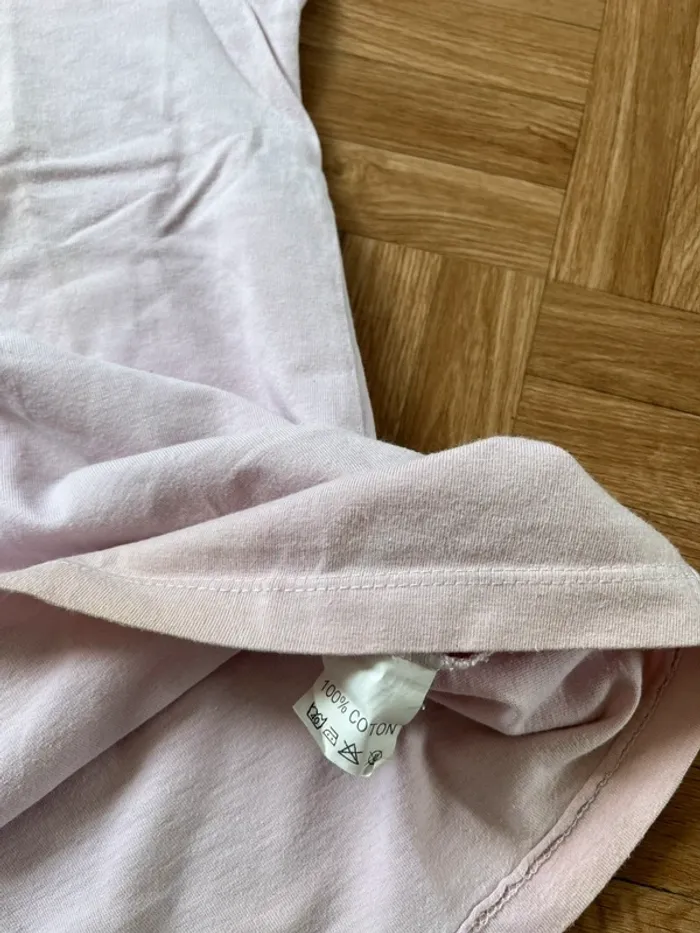 Polo rose manches courtes vintage Burberry - photo numéro 3