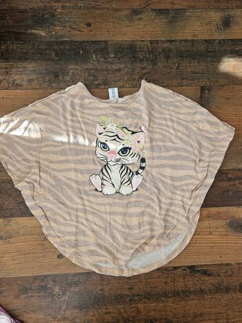 T-shirt manches chauve souris 4ans