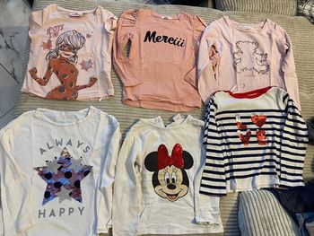 Lot 6 tee shirt 4/5 ans