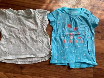 Lot t shirts fille