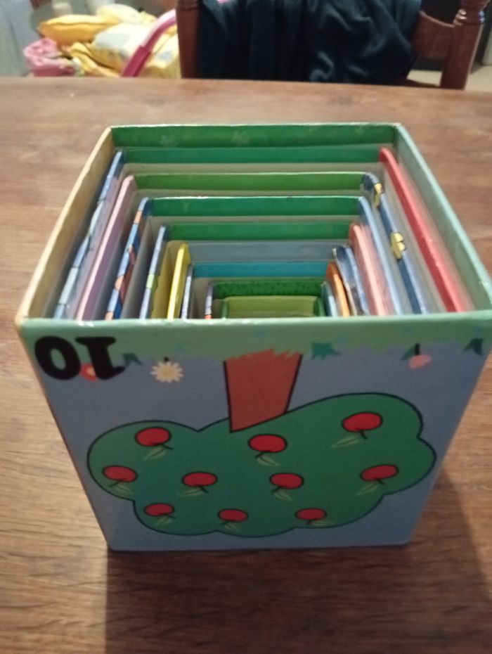 Cube a empiler marque djeco - photo numéro 7