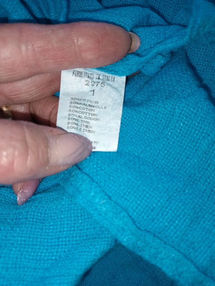 Gilet turquoise - photo numéro 5