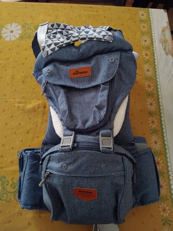 Porte-bébé ergonomique bleu SUNVENO