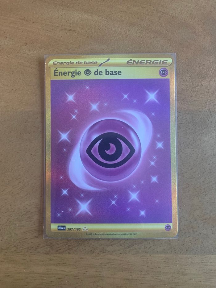 Carte Pokemon Énergie Gold 207/165