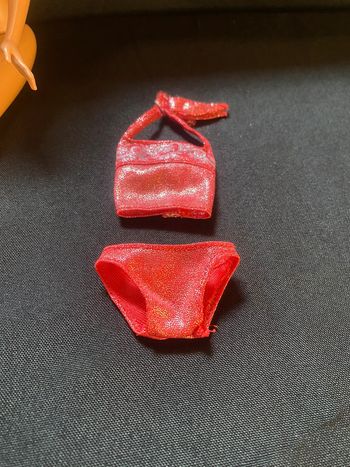 Ensemble rouge brillant barbie