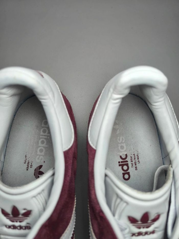Baskets adidas gazelle bordeaux pointure 44.5 très bon état - photo numéro 6