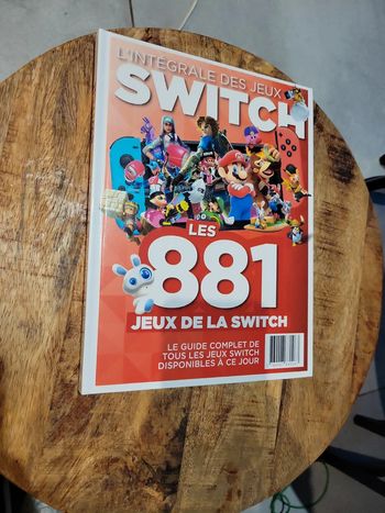 Livre couverture rigide switch jeux Nintendo
