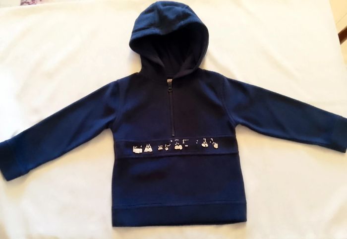 Polaire garçon marine