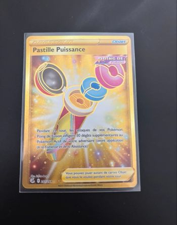 Carte Pokémon Pastille Puissance gold