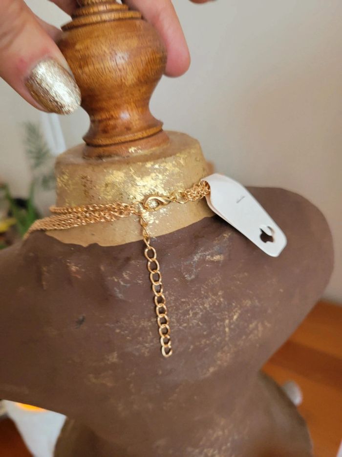 Collier blin bling 4 rangs différents - photo numéro 7