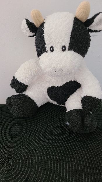 doudou vache noir et blanc lazy daisy