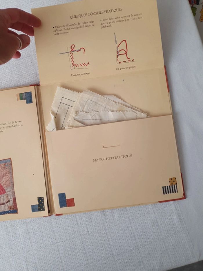 Les chiffons de Lucie - Livre histoire + tissu Patchwork Loisir créatif - photo numéro 6