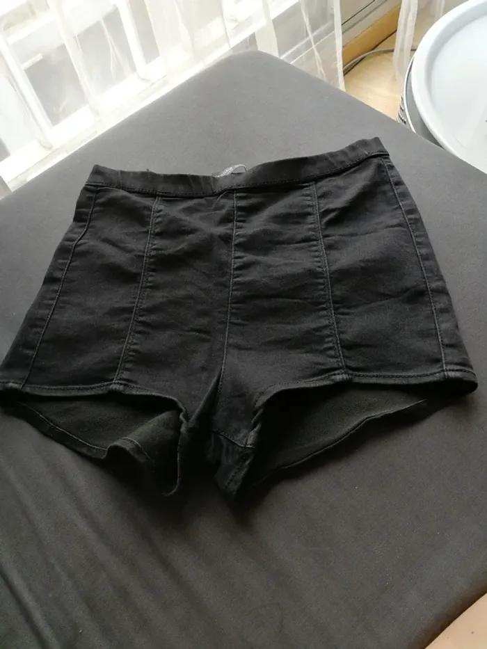 Short jean taille haute - photo numéro 2