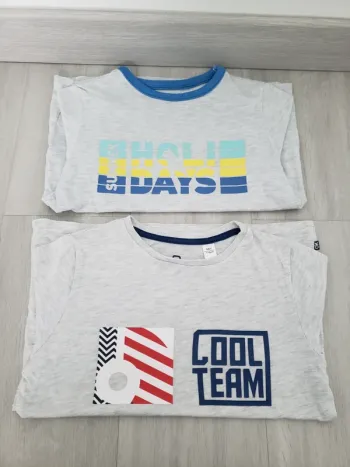 Lot 2 t-shirts okaïdi 6 ans
