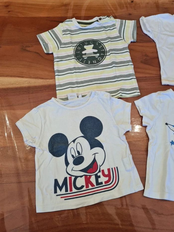 Lot 5 t-shirt été 18 mois - photo numéro 2