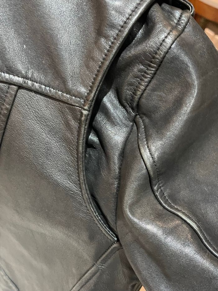 Veste Cuir vachette Homme Sandro T.M - photo numéro 4