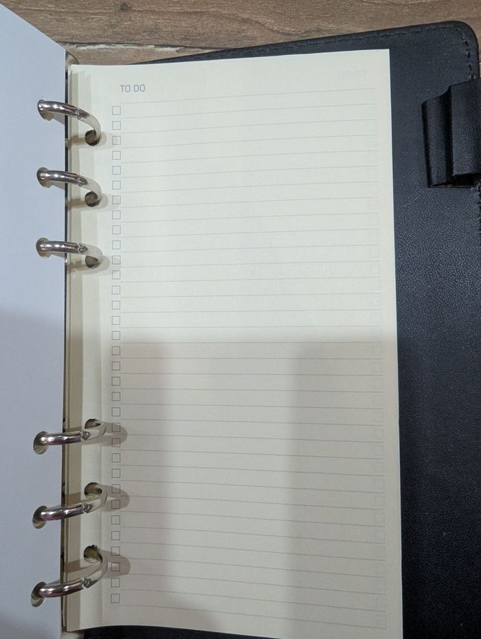 Agenda organiseur rechargeable avec porte carte - photo numéro 7