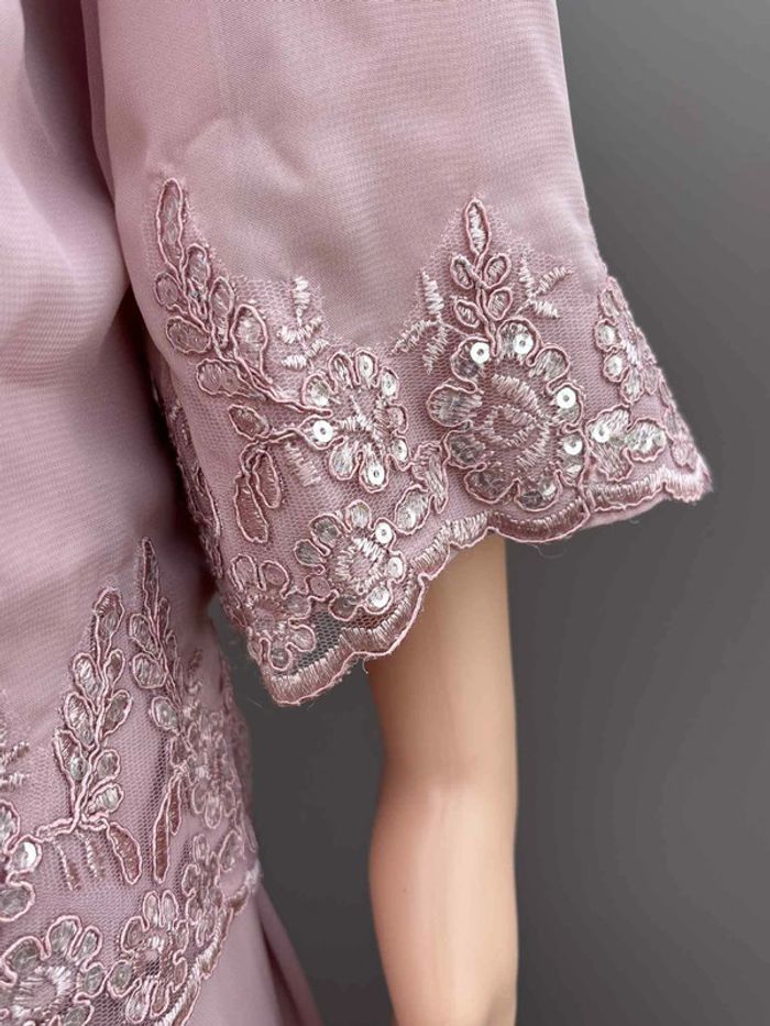 Ensemble robe mariage 2 pièces en dentelle – taille M - photo numéro 11