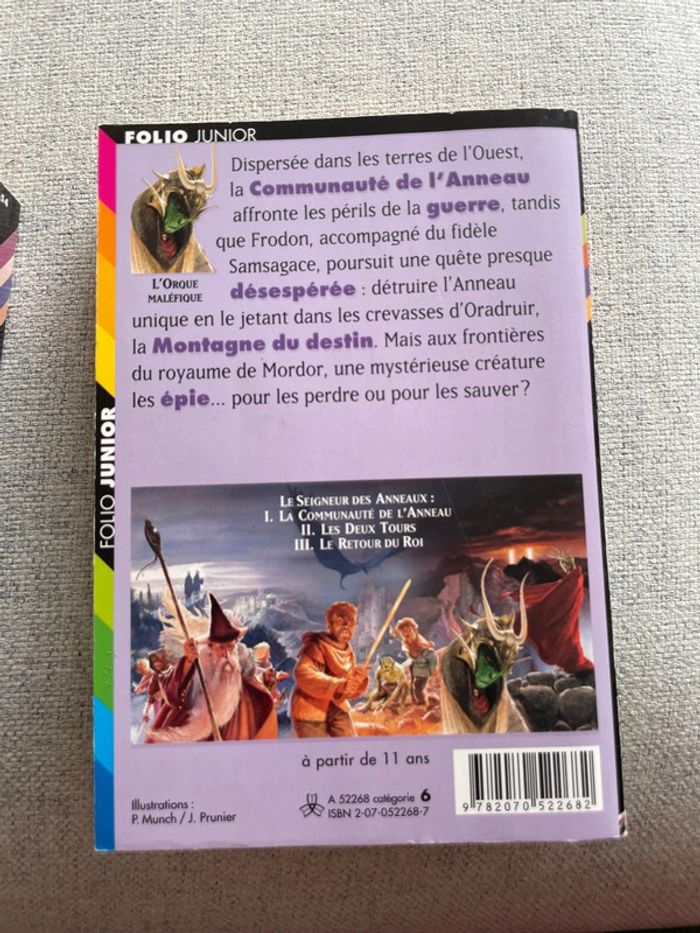 2 tomes le seigneur des anneaux - photo numéro 5
