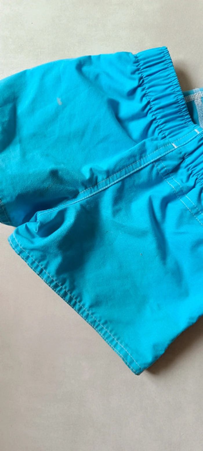 Lot t shirt UV + short bleu crocodile tribord Decathlon - photo numéro 5