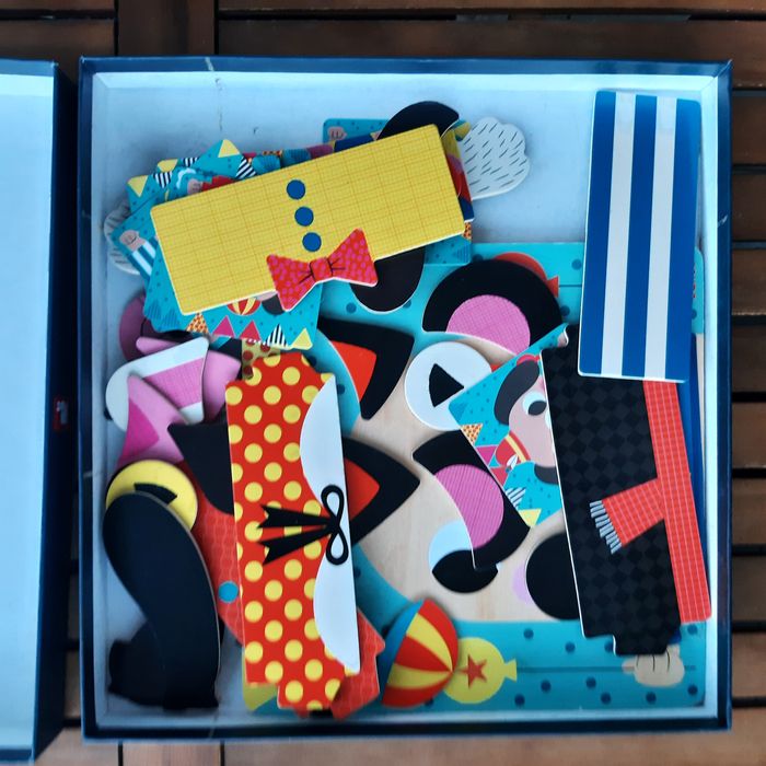 Jeu d’éveil Janod aimanté en bois Montessori design France - photo numéro 3