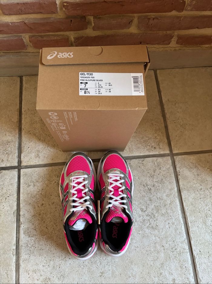 Asics gel-1130 rose argenté pink - photo numéro 5