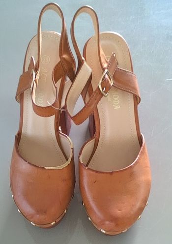 Chaussures à talon marque Alta Moda taille 38 couleur marron pour femme