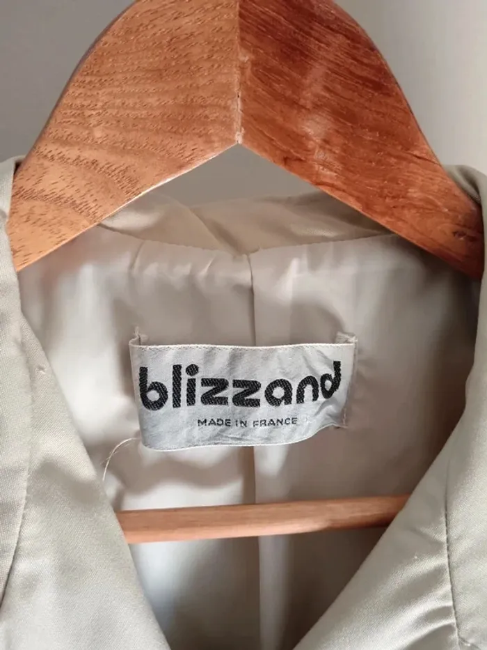 Trench mi-long crème Blizzand années 70 - photo numéro 10