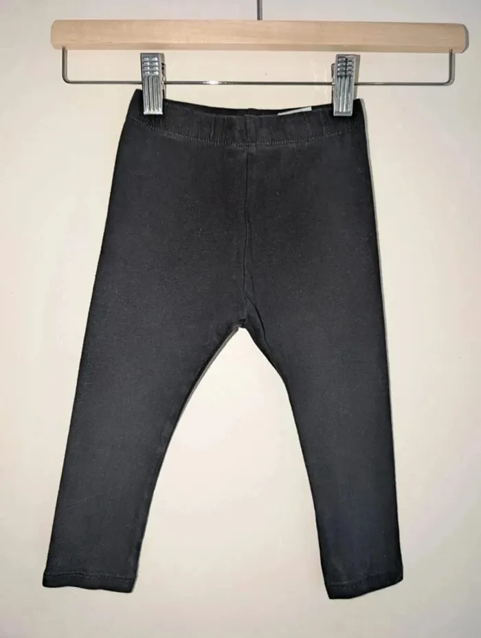 Legging noir fille taille 24 mois Kiabi