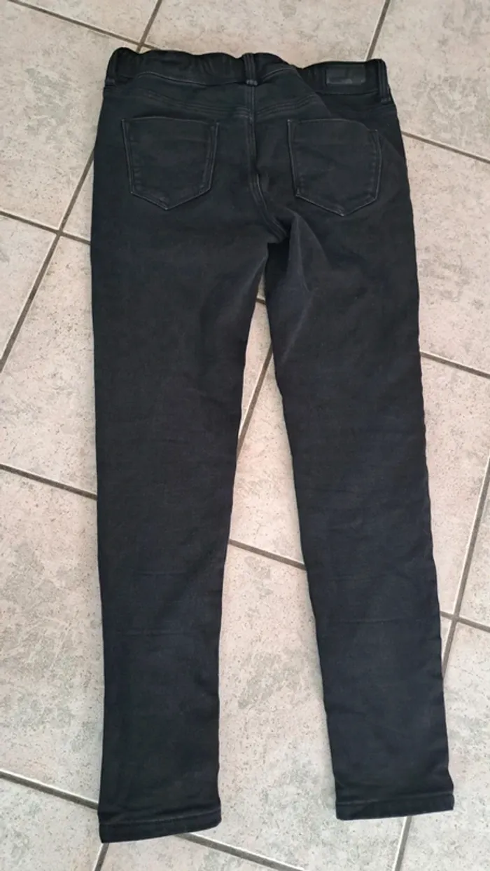 Jeans noir fourré, C&A, 170 cm - photo numéro 4