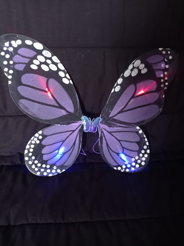 Deguisement papillon violet et accessoires 3-6ans - photo numéro 4