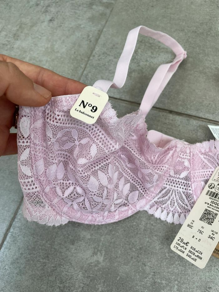 Soutien gorge Etam neuf 90 C - photo numéro 3