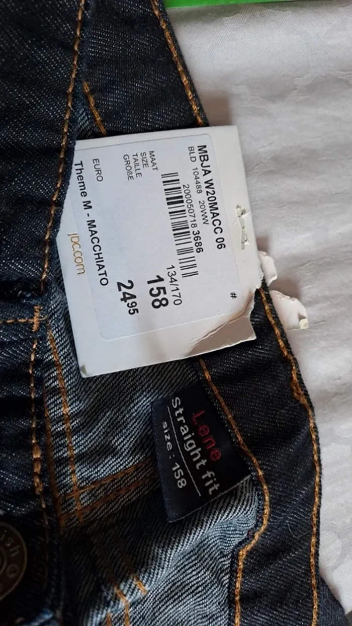 Jeans très foncé taille 158 cm - photo numéro 4