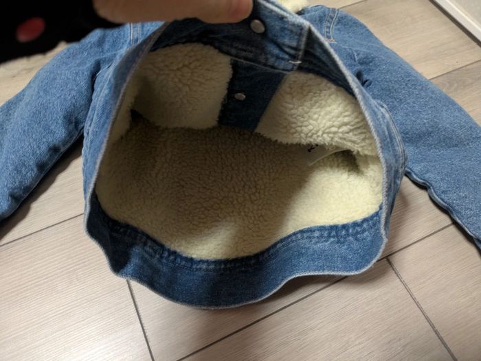 Veste en jeans polaire mickey Disney 4 ans - photo numéro 2