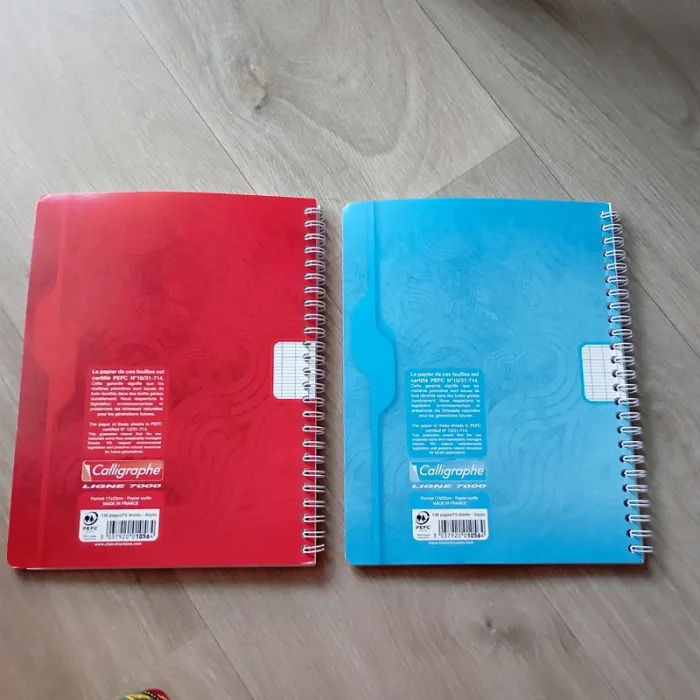 Lot de deux cahiers de texte neufs - photo numéro 2