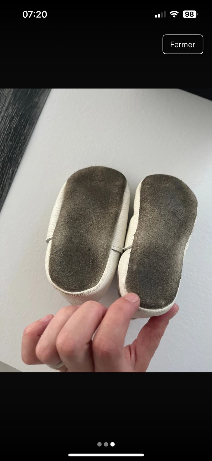 Chaussons en cuir Mejale 18/24 mois - photo numéro 3