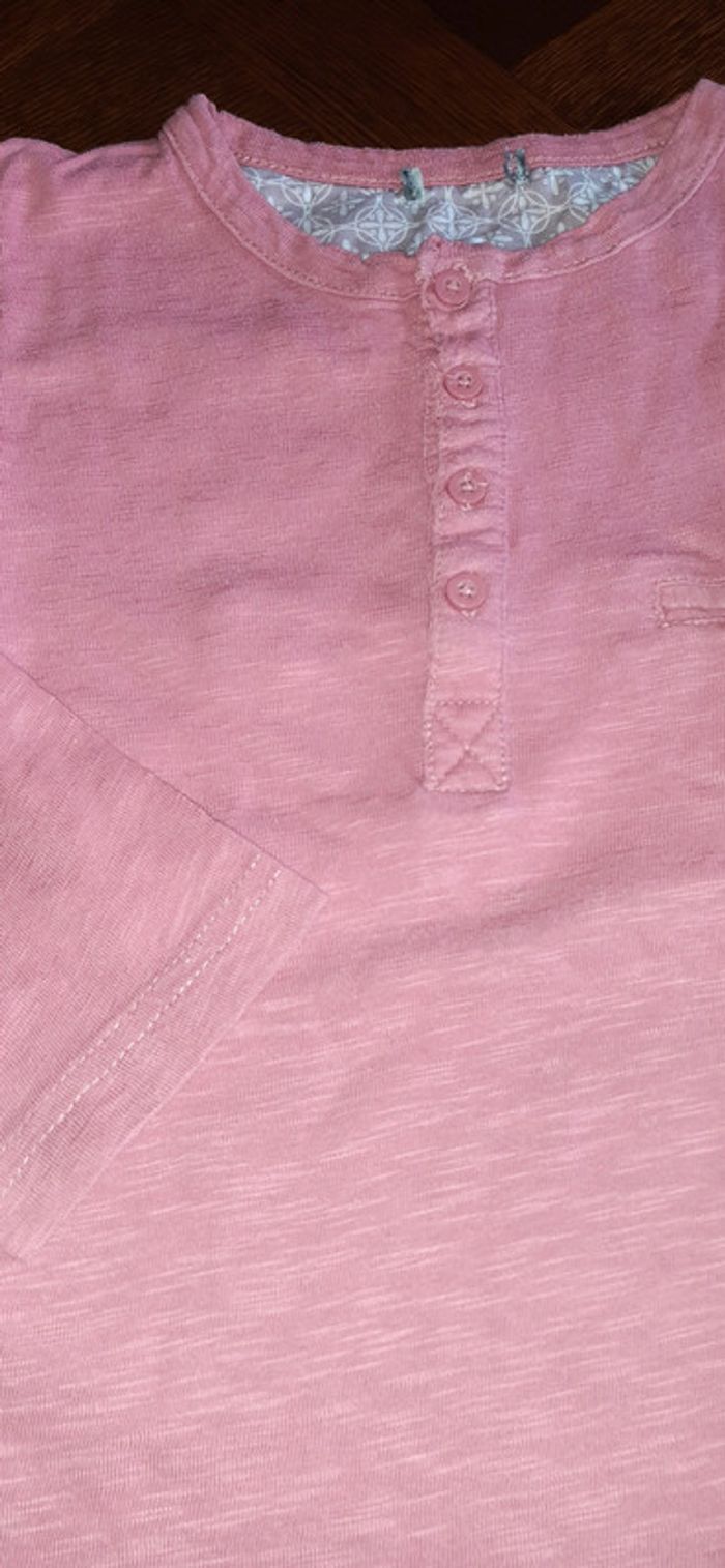 T shirt verbaudet couleur corail/rose 8 ans