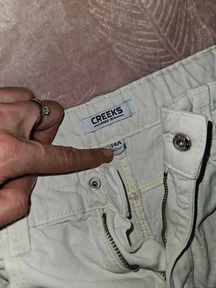 Jeans Creeks écru Taille 14 ans - photo numéro 2