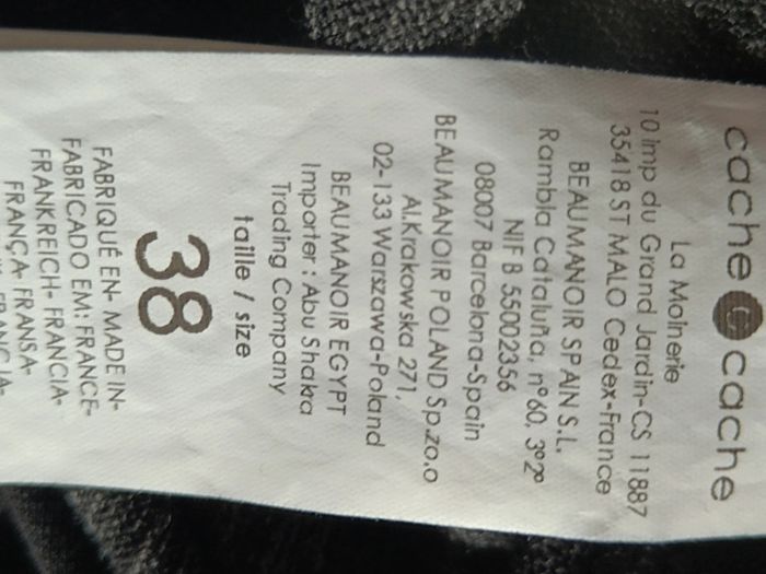 Robe noire "Cache cache" T.38 - photo numéro 16