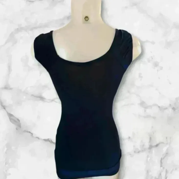 Débardeur bleu marine et blanc – Taille 36 (S) - photo numéro 2