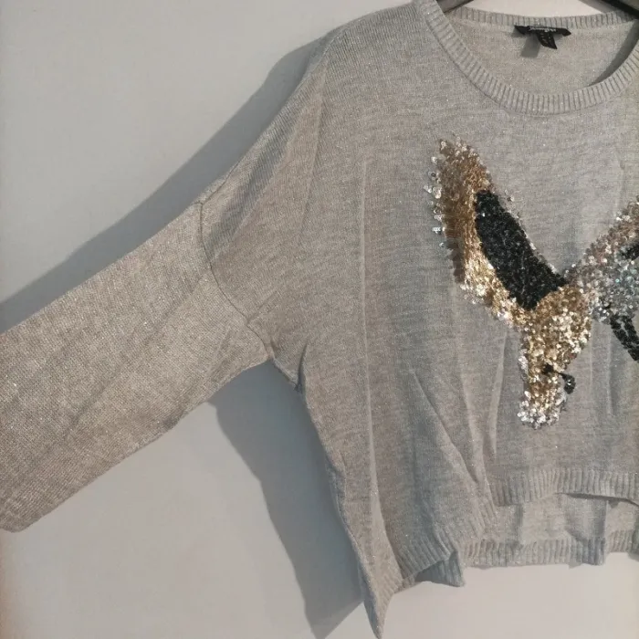 Pull crop ample Jennyfer taille 40 - photo numéro 3