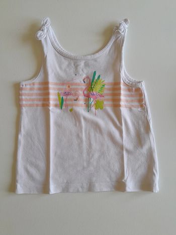 Débardeur flamant rose léger 12 mois