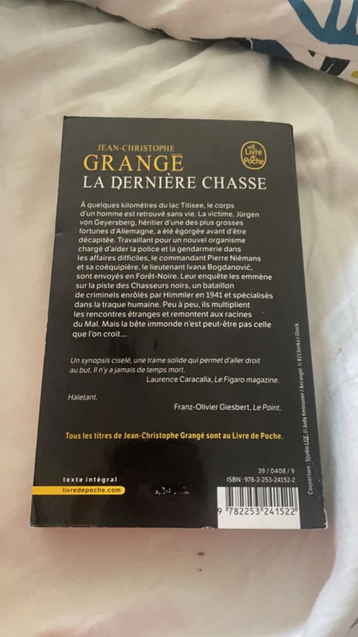 La dernière chasse de Jean-Christophe Grange - photo numéro 2