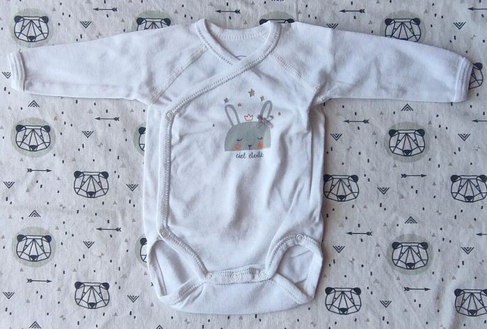 Lot de 7 bodies ML taille 1 mois - photo numéro 12